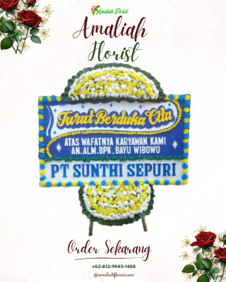 Papan Bunga Duka di Kebon Manggis