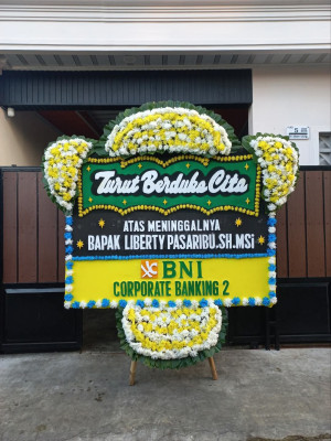 Papan Bunga Duka di Kebon Manggis