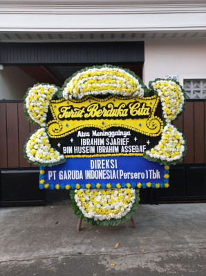 Papan Bunga Duka di Kebon Manggis