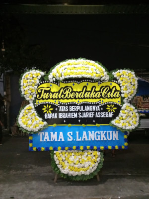 Papan Bunga Duka di Kebon Manggis